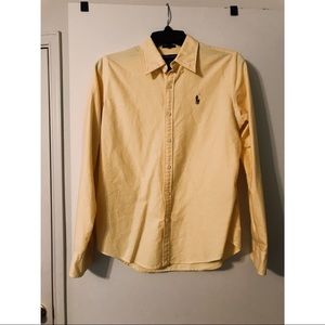 Ralph Lauren shirt size 6 yellow blouse